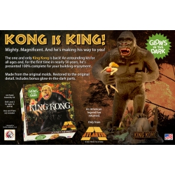 Model Plastikowy - ATLANTIS Models Figurka 1:25 King Kong Glow Edition - AMCA465
